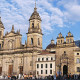 Bolivar square in Bogota Colombia